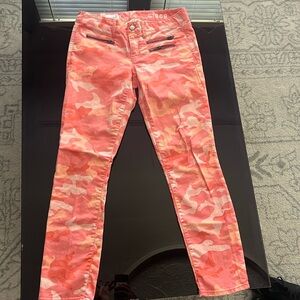 Size 27 always skinny Gap 1969 army denim jeans with zipper pockets